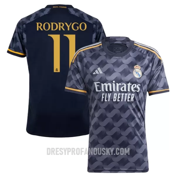 Levné Mužský Fotbalový Dres Real Madrid Rodrygo 11 Venkovní 2023-24