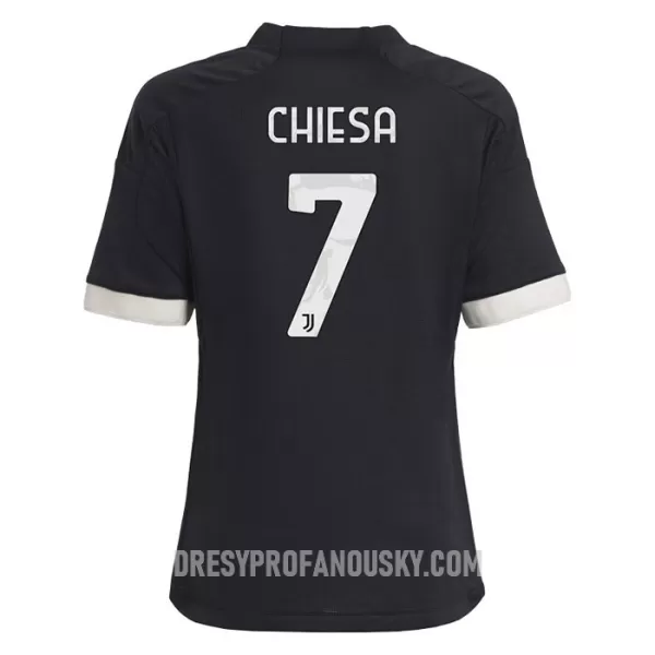 Levné Dětský Fotbalový Dres Juventus Chiesa 7 Alternativní 2023-24