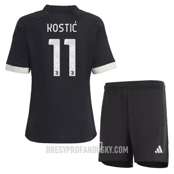 Levné Dětský Fotbalový Dres Juventus Kostic 11 Alternativní 2023-24