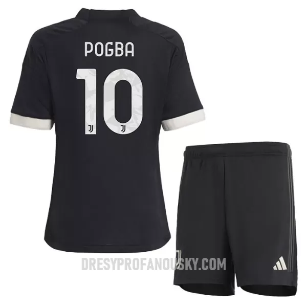 Levné Dětský Fotbalový Dres Juventus Pogba 10 Alternativní 2023-24