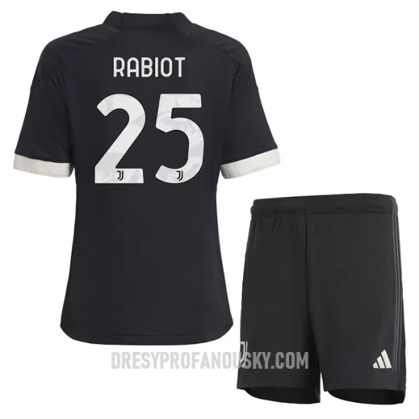 Levné Dětský Fotbalový Dres Juventus Rabiot 25 Alternativní 2023-24