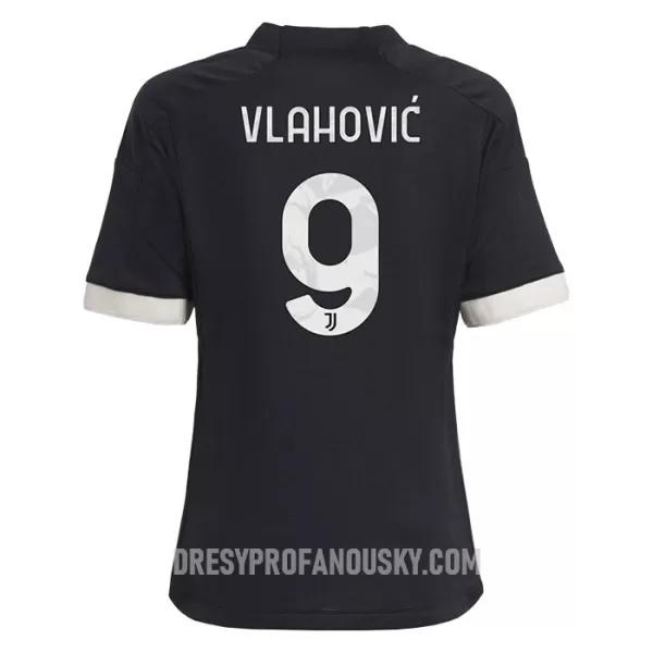 Levné Dětský Fotbalový Dres Juventus Vlahovic 9 Alternativní 2023-24