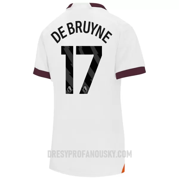 Levné Dámský Fotbalový Dres Manchester City Kevin De Bruyne 17 Venkovní 2023-24