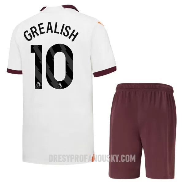 Levné Dětský Fotbalový Dres Manchester City Grealish 10 Venkovní 2023-24