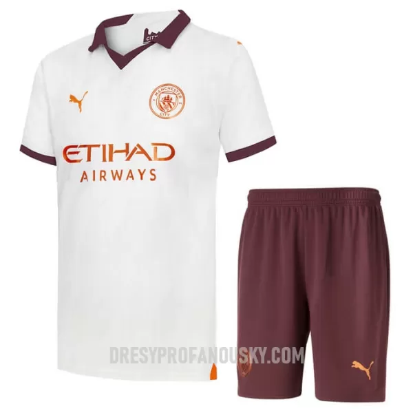 Levné Dětský Fotbalový Dres Manchester City Venkovní 2023-24