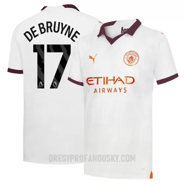 Levné Mužský Fotbalový Dres Manchester City Kevin De Bruyne 17 Venkovní 2023-24