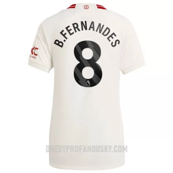 Levné Dámský Fotbalový Dres Manchester United Bruno Fernandes 8 Alternativní 2023-24