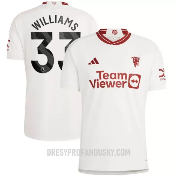 Levné Mužský Fotbalový Dres Manchester United Williams 33 Alternativní 2023-24