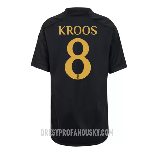 Levné Dětský Fotbalový Dres Real Madrid Kroos 8 Alternativní 2023-24