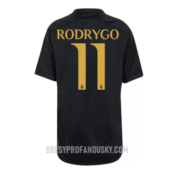 Levné Dětský Fotbalový Dres Real Madrid Rodrygo 11 Alternativní 2023-24