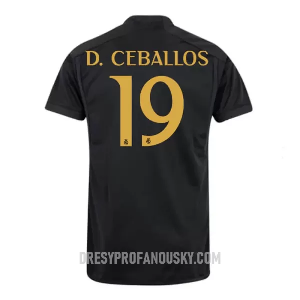 Levné Mužský Fotbalový Dres Real Madrid D. Ceballos 19 Alternativní 2023-24