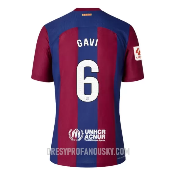 Levné Mužský Fotbalový Dres FC Barcelona Gavi 6 Domácí 2023-24