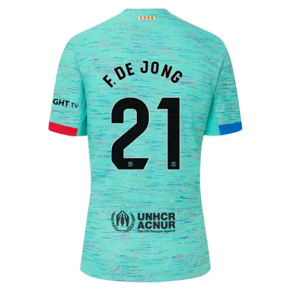 Levné Dětský Fotbalový Dres FC Barcelona Frenkie de Jong 21 Alternativní 2023-24