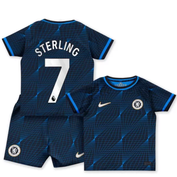 Levné Dětský Fotbalový Dres Chelsea Sterling 7 Venkovní 2023-24