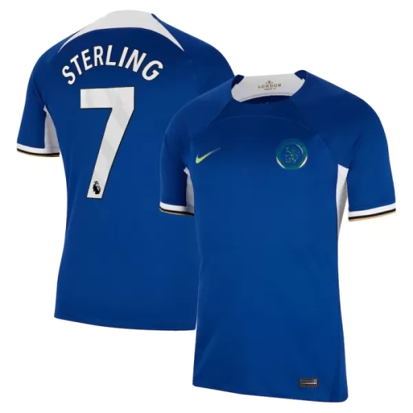 Levné Mužský Fotbalový Dres Chelsea Sterling 7 Domácí 2023-24