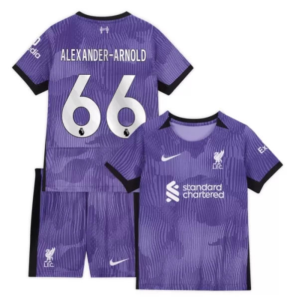 Levné Dětský Fotbalový Dres Liverpool Alexander-Arnold 66 Alternativní 2023-24