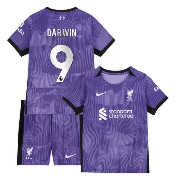 Levné Dětský Fotbalový Dres Liverpool Darwin 9 Alternativní 2023-24