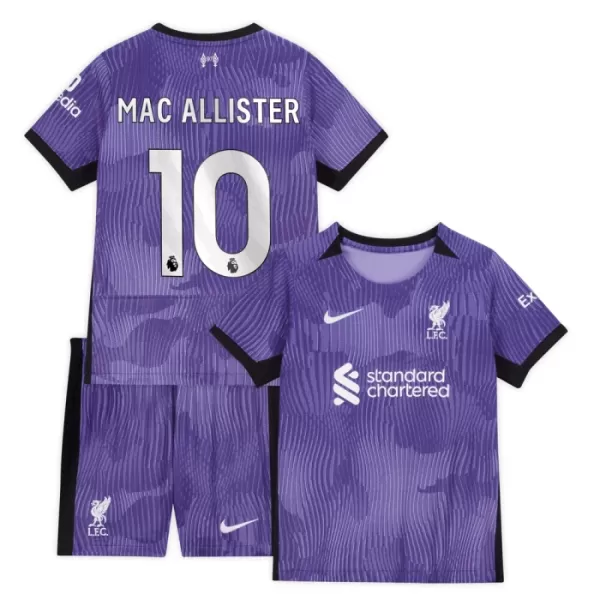 Levné Dětský Fotbalový Dres Liverpool Mac Allister 10 Alternativní 2023-24