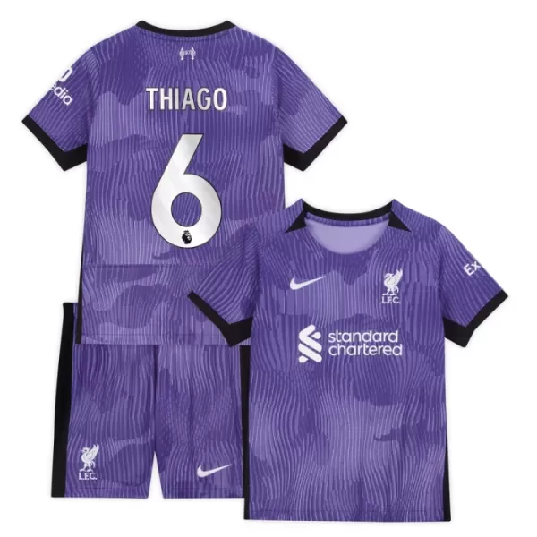 Levné Dětský Fotbalový Dres Liverpool Thiago 6 Alternativní 2023-24