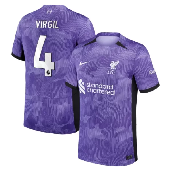 Levné Mužský Fotbalový Dres Liverpool Virgil 4 Alternativní 2023-24