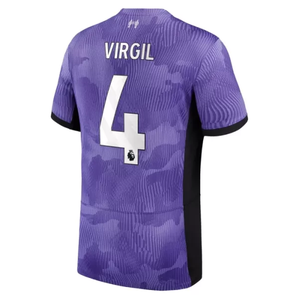 Levné Mužský Fotbalový Dres Liverpool Virgil 4 Alternativní 2023-24