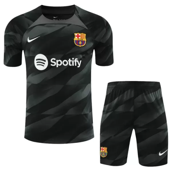 Levné Dětský Fotbalový Dres FC Barcelona Venkovní Brankářské 2023-24