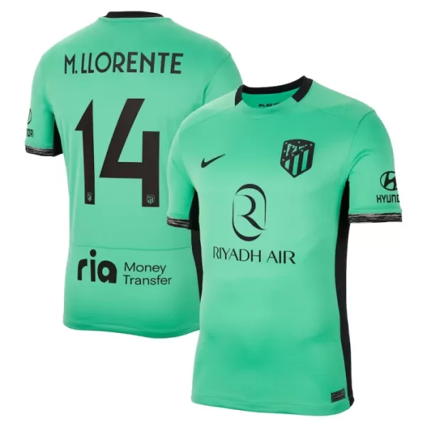 Levné Mužský Fotbalový Dres Atlético Madrid M. Llorente 14 Alternativní 2023-24