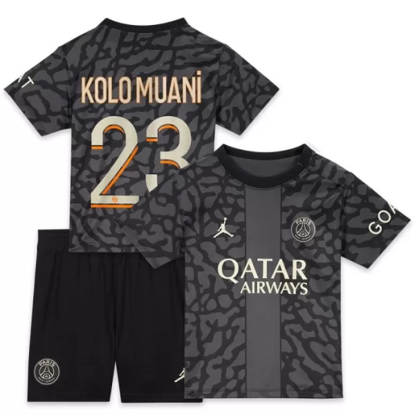 Levné Dětský Fotbalový Dres Paris Saint-Germain Kolo Muani 23 Alternativní 2023-24