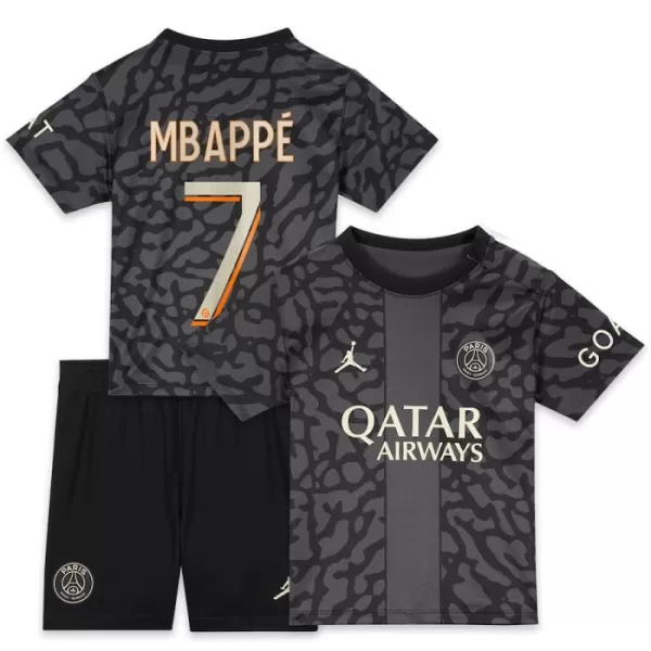 Levné Dětský Fotbalový Dres Paris Saint-Germain Mbappé 7 Alternativní 2023-24