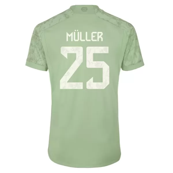 Levné Mužský Fotbalový Dres FC Bayern Mnichov Muller 25 Alternativní 2023-24