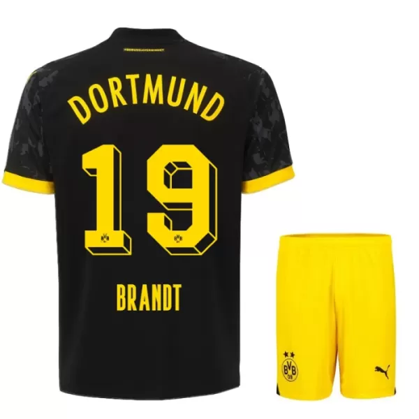 Levné Dětský Fotbalový Dres Borussia Dortmund Brandt 19 Venkovní 2023-24