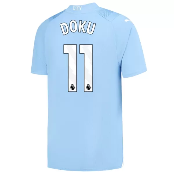 Levné Dětský Fotbalový Dres Manchester City Doku 11 Domácí 2023-24