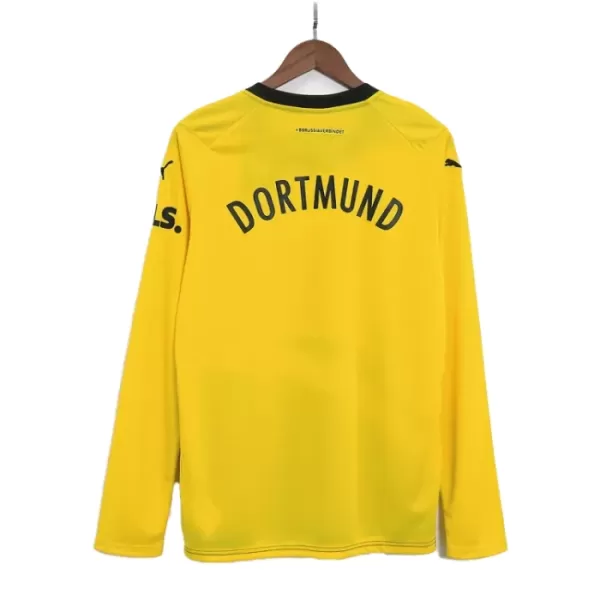 Levné Mužský Fotbalový Dres Borussia Dortmund Domácí 2023-24 Dlouhý Rukáv