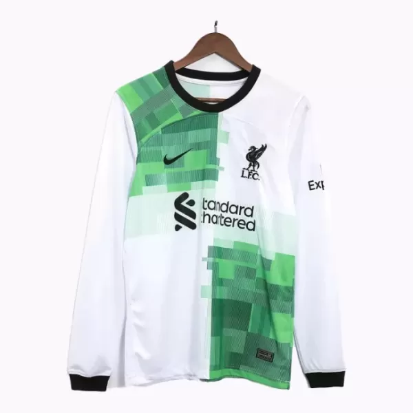 Levné Mužský Fotbalový Dres Liverpool Venkovní 2023-24 Dlouhý Rukáv