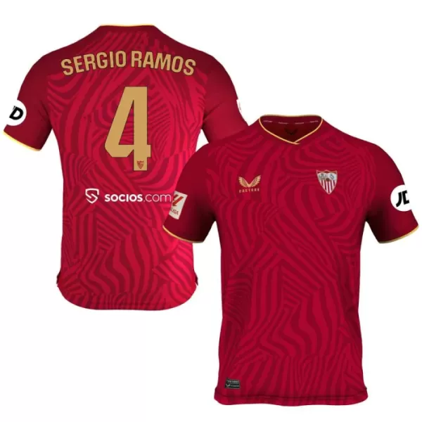 Levné Mužský Fotbalový Dres Sevilla FC Sergio Ramos 4 Venkovní 2023-24