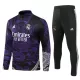 Levné Dětský Real Madrid Kit Purple Version Dragon Tréninkové teplákové soupravy Čtvrt-Zip 2023-24