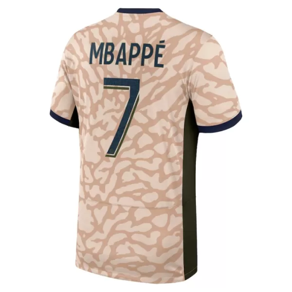 Levné Dětský Fotbalový Dres Paris Saint-Germain Mbappé 7 Čtvrtý Jordan 2023-24