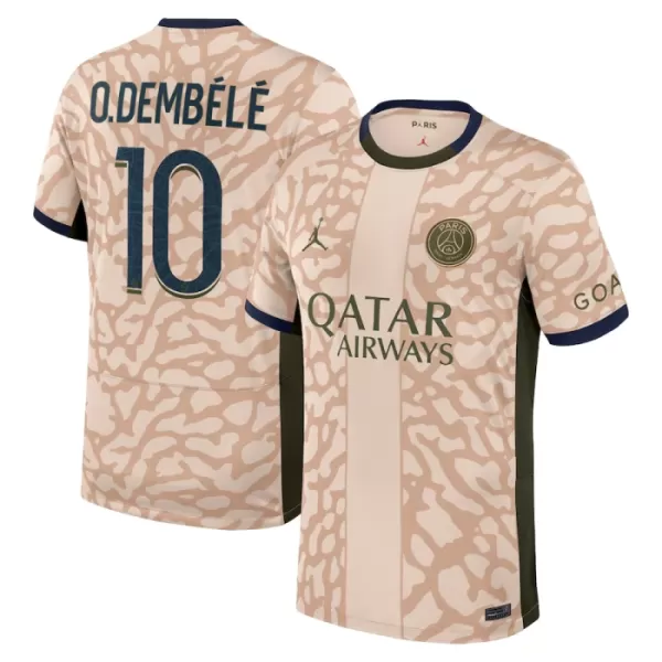 Levné Mužský Fotbalový Dres Paris Saint-Germain O. Dembele 10 Čtvrtý Jordan 2023-24