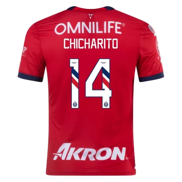 Levné Mužský Fotbalový Dres CD Guadalajara Chicharito 14 Domácí 2023-24