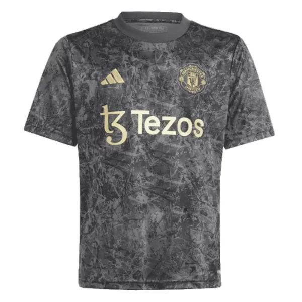 Levné Mužský Fotbalový Dres Manchester United X Stone Roses 2023-24 Černá - Speciální