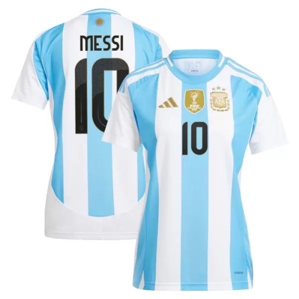 Levné Dámský Fotbalový Dres Argentina Messi 10 Domácí 2024