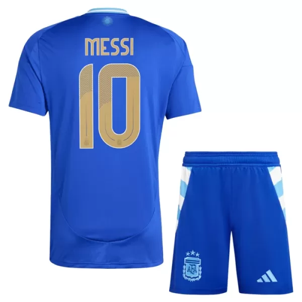 Levné Dětský Fotbalový Dres Argentina Messi 10 Venkovní 2024