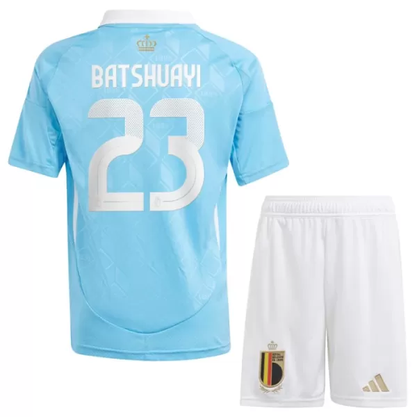 Levné Dětský Fotbalový Dres Belgie Batshuayi 23 Venkovní ME 2024