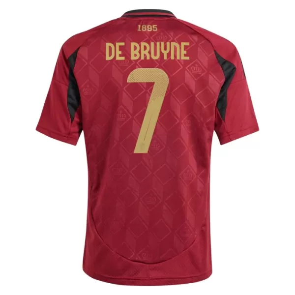 Levné Dětský Fotbalový Dres Belgie De Bruyne 7 Domácí ME 2024