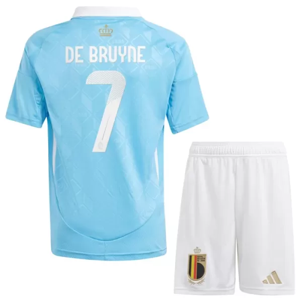 Levné Dětský Fotbalový Dres Belgie De Bruyne 7 Venkovní ME 2024