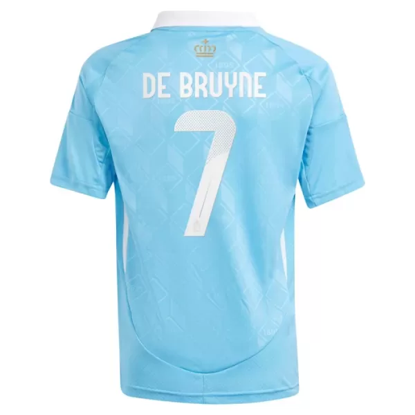 Levné Dětský Fotbalový Dres Belgie De Bruyne 7 Venkovní ME 2024