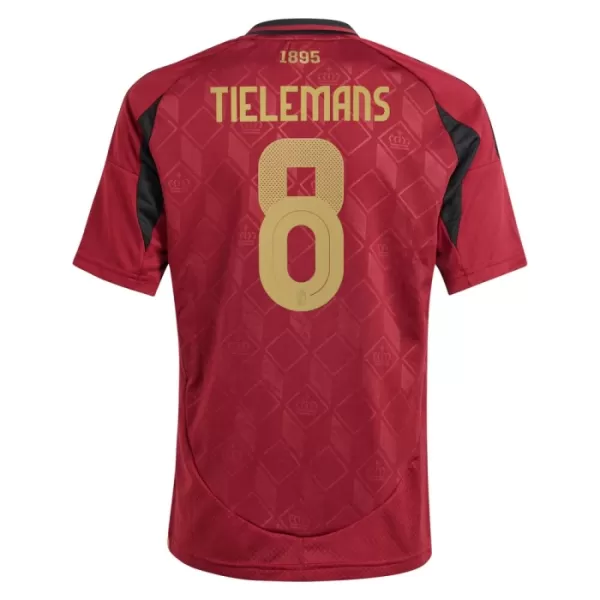 Levné Dětský Fotbalový Dres Belgie Tielemans 8 Domácí ME 2024