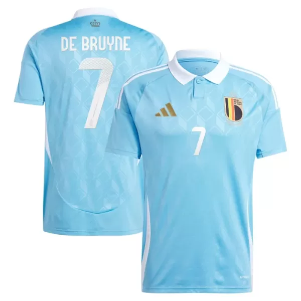 Levné Mužský Fotbalový Dres Belgie De Bruyne 7 Venkovní ME 2024