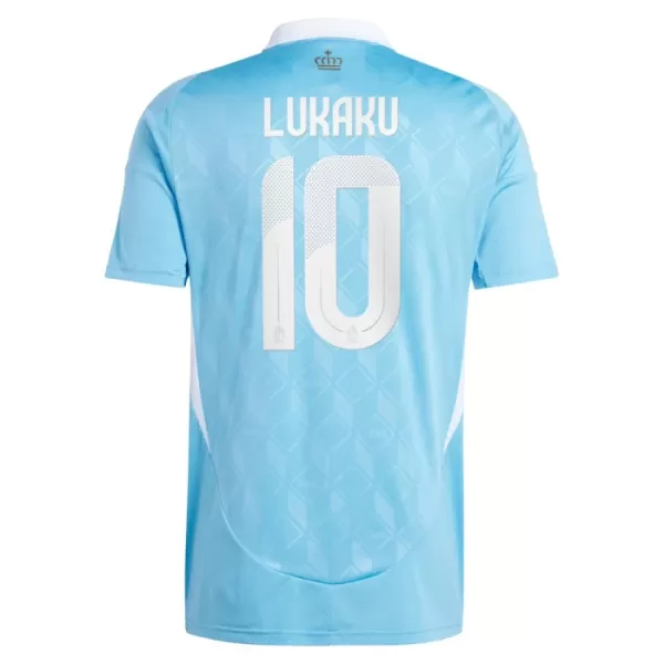 Levné Mužský Fotbalový Dres Belgie Lukaku 10 Venkovní ME 2024