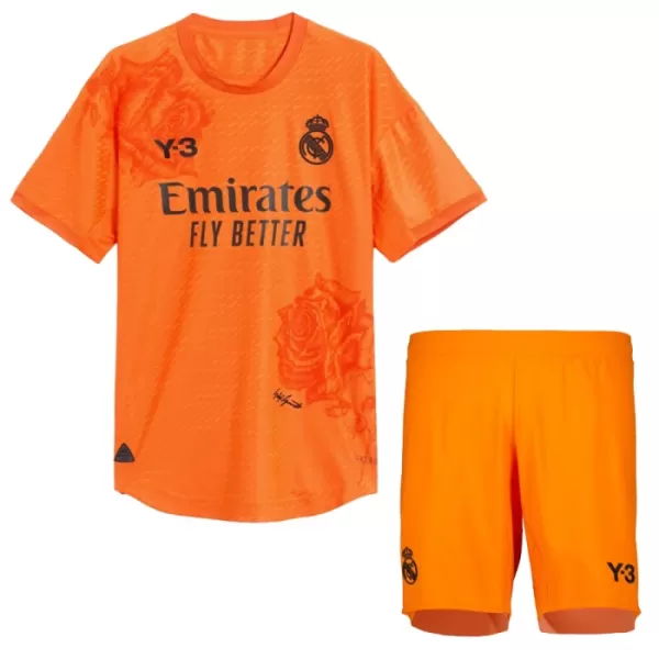 Levné Dětský Fotbalový Dres Real Madrid Čtvrtý Brankářské 2023-24 Oranžový